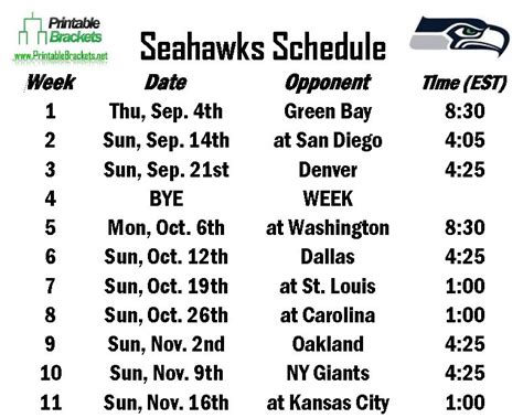 seahawks scheduke|Seattle Seahawks 2024 Regular Season NFL Fixtures .